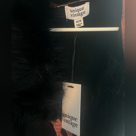 Unique Vintage Black & Owl Sweater Cardigan - Picture 3 of 4